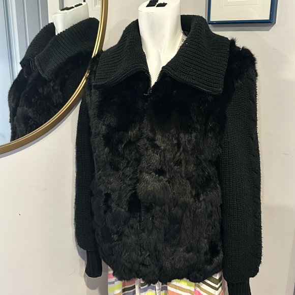 Rabbit Fur Jacket - Picture 1 of 5
